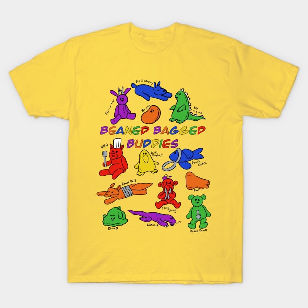 Beaned Bagged Buddies T-Shirt by OffBrandJan